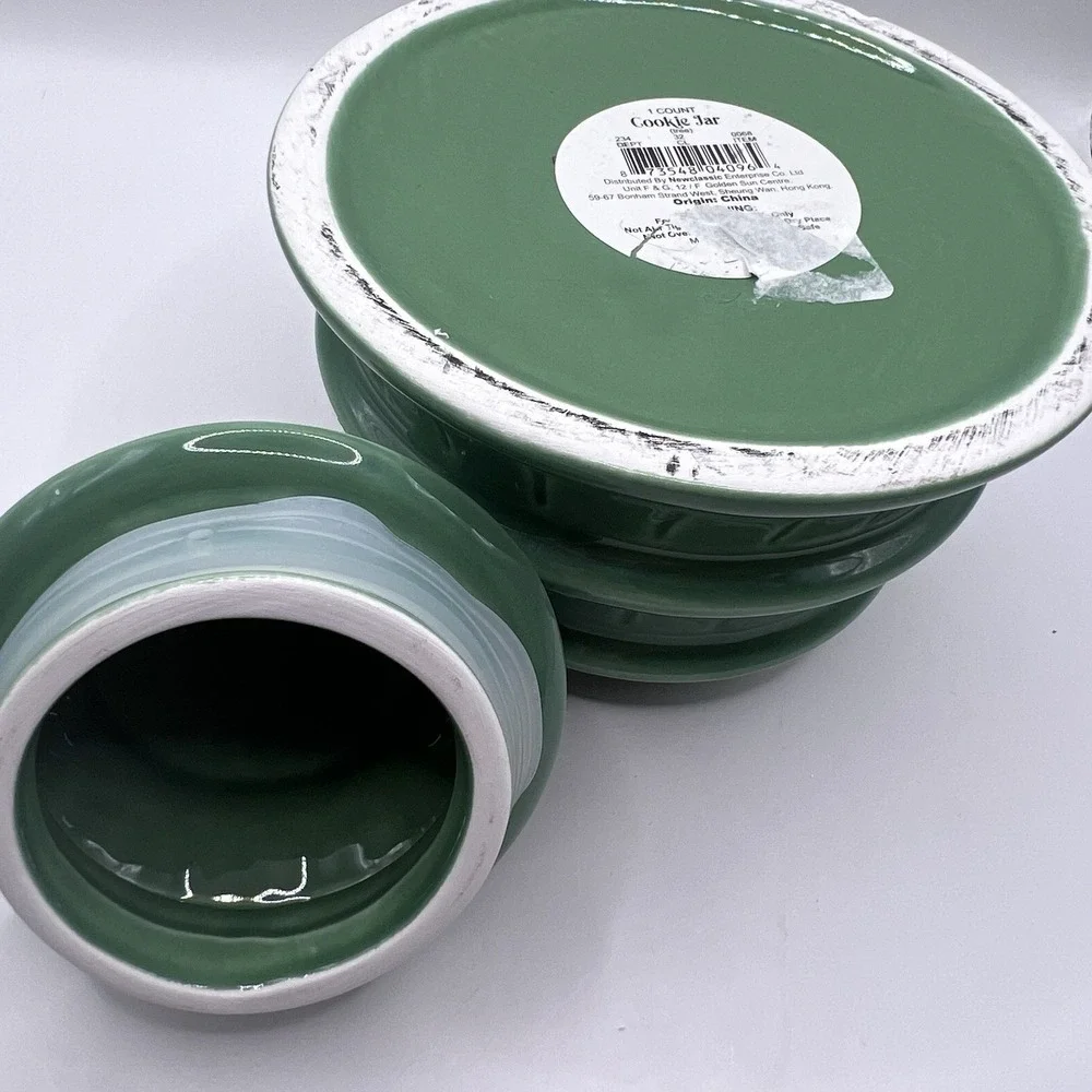 Target Bullseye Playground Christmas Tree Cookie Jar Fillable Canister 7
